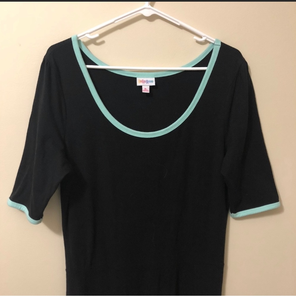 Black LuLaRoe Ana Maxi dress size XL
